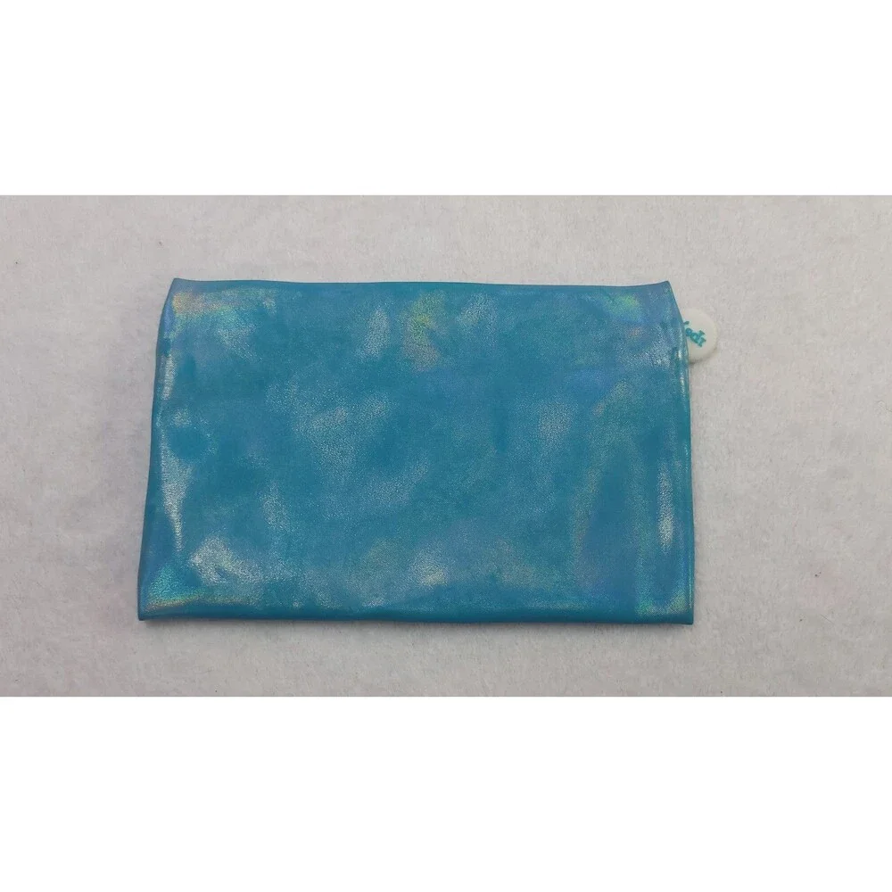 Ipsy July 2018 Nothing But Water Glam Bag Blue Iridescent Holographic Pouch
